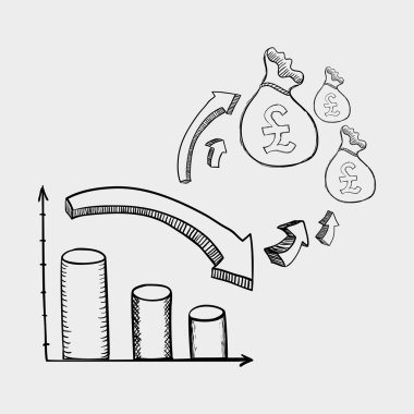 Kroki simgesi. yaratıcı kavramı. Düz illiustration, vektör