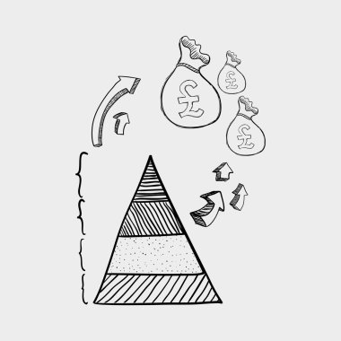 Kroki simgesi. yaratıcı kavramı. Düz illiustration, vektör