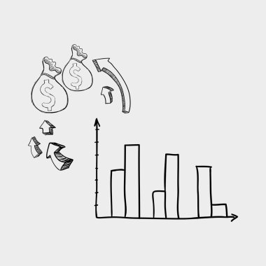 Kroki simgesi. yaratıcı kavramı. Düz illiustration, vektör