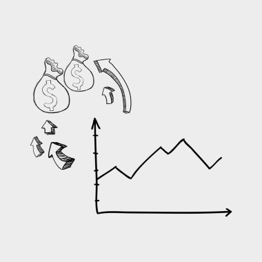 Kroki simgesi. yaratıcı kavramı. Düz illiustration, vektör