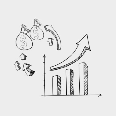 Kroki simgesi. yaratıcı kavramı. Düz illiustration, vektör