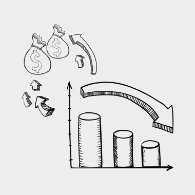 Kroki simgesi. yaratıcı kavramı. Düz illiustration, vektör