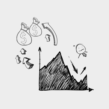 Kroki simgesi. yaratıcı kavramı. Düz illiustration, vektör