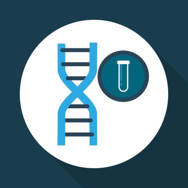 Bilim simgesi. Laboratuvar kavramı. Düz illiustration, vektör