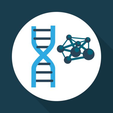 Bilim simgesi. Laboratuvar kavramı. Düz illiustration, vektör