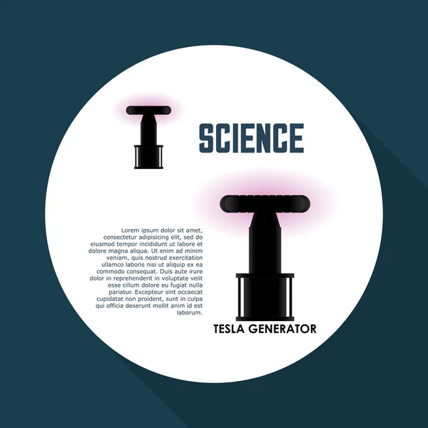 Science icon. laboratory concept.  Flat illiustration , vector — Stock Vector
