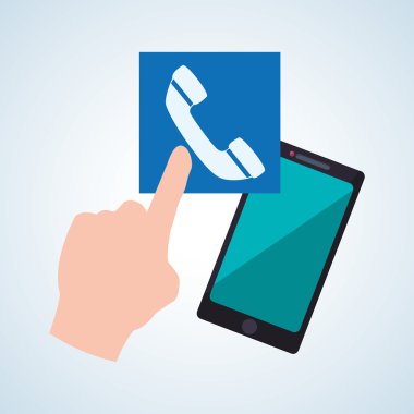 Smartphone tasarım. App kavramı. renkli resimde