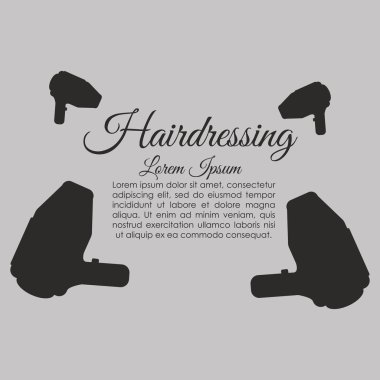 Kuaför Salonu. saç bakım kavramı. izole illüstrasyon