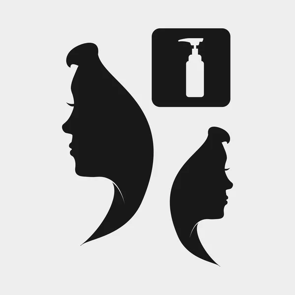 Barber shop. hair care concept. geïsoleerde illustratie — Stockvector