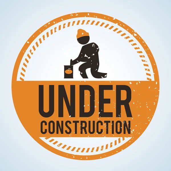 Under construction design. tool icon. isolated illustration — Stock Vector