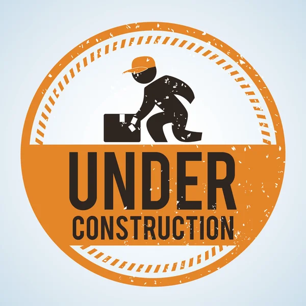 Under construction design. tool icon. isolated illustration — Stock Vector