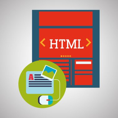 Bloglama tasarım. sosyal medya simge. İzole illüstrasyon, vektör