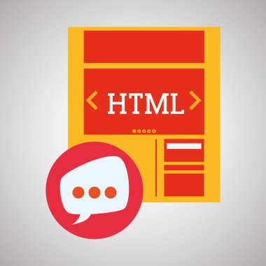 Bloglama tasarım. sosyal medya simge. İzole illüstrasyon, vektör