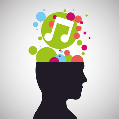 İnsanlar tasarım. Ortam simgesi. İzole illüstrasyon, vektör