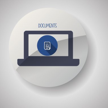 teknoloji tasarım. Gadget'ı simgesi. İzole illüstrasyon, vektör