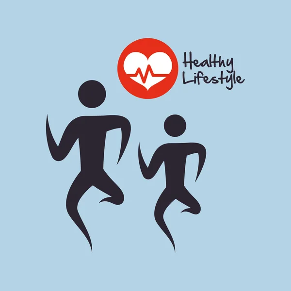 Healthy lifestyle  design. bodycare icon. Isolated illustration — Stock Vector