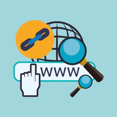 Bulut bilgi işlem tasarım. Ortam simgesi. İzole illüstrasyon