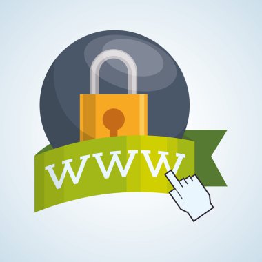 Internet tasarım. Online simgesi. Renkli resimde, vektör