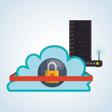 Internet tasarım. Online simgesi. Renkli resimde, vektör