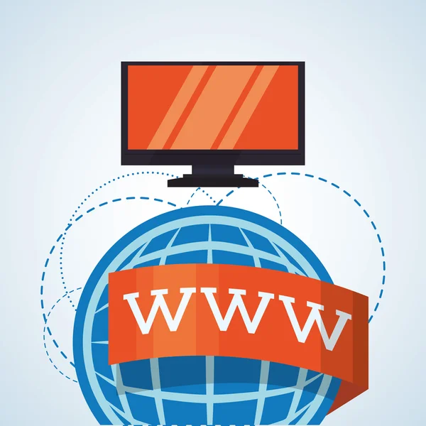 Internet tasarım. Online simgesi. Renkli resimde, vektör