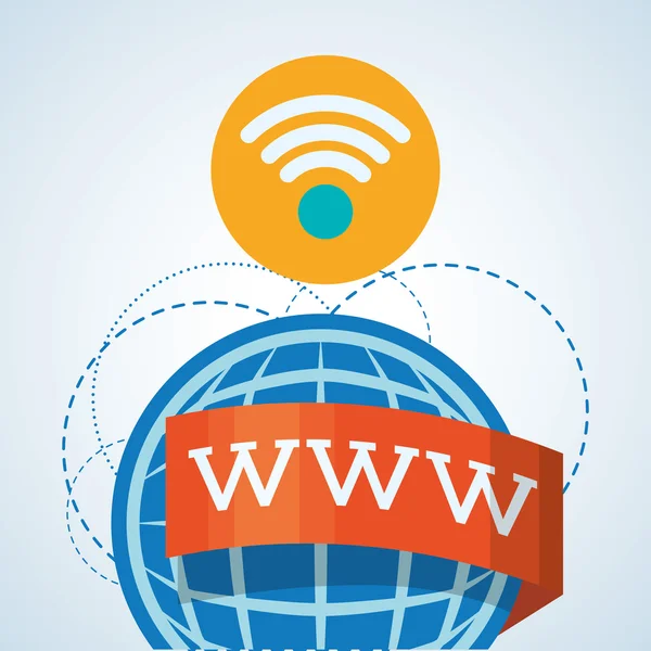 Internet tasarım. Online simgesi. Renkli resimde, vektör