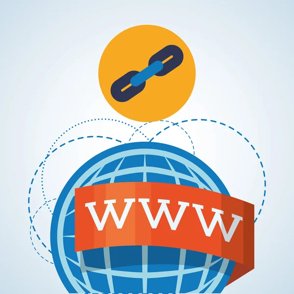 Internet tasarım. Online simgesi. Renkli resimde, vektör