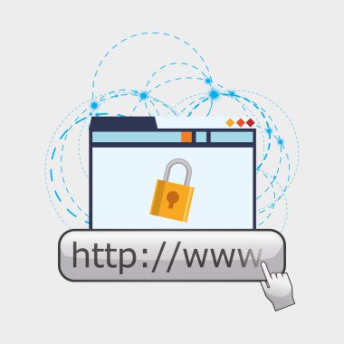 Bulut bilgi işlem tasarım. Ortam simgesi. İzole illüstrasyon