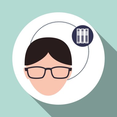 Veri güvenlik tasarımı. Simgeyi koru. Veri Merkezi illüstrasyon, vektör