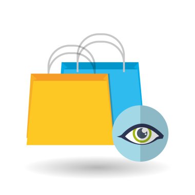 Sosyal reklam tasarımı. Ortam simgesi. Beyaz arka plan, vektör