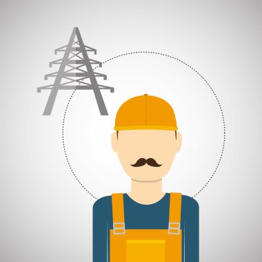 İnşaat tasarım altında. simgesi sağlar. işçi illüstrasyon