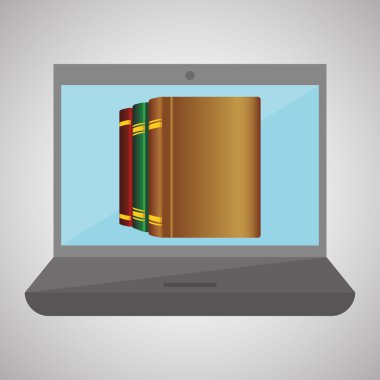 Eğitim tasarım. öğrenme simgesi. izole illüstrasyon, vektör