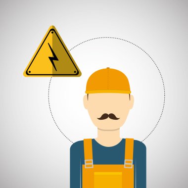 İnşaat tasarım altında. simgesi sağlar. işçi illüstrasyon