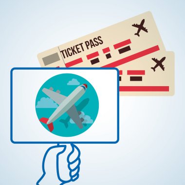 Tasarım seyahat. Gezi simgesi. Düz illüstrasyon