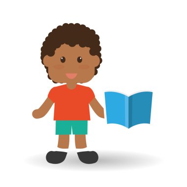 Eğitim tasarım. okul simgesi. izole illüstrasyon, vektör