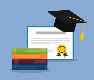 Online eğitim tasarımı. Eğitim kavramı. Renkli illüstrasyon