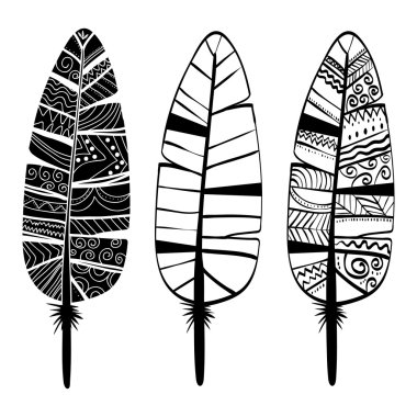 Bohemio tasarım. Ruh kavramı. Düz illüstrasyon, vektör