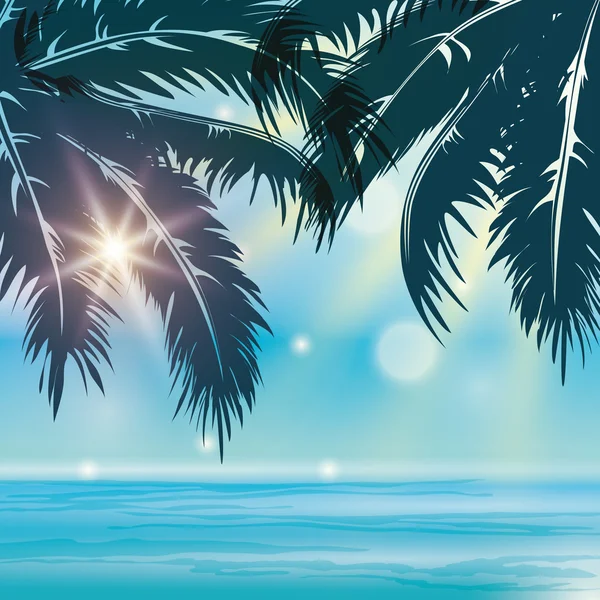 Beach design. Summer icon.  Colorful Illustration , vector — Stock Vector