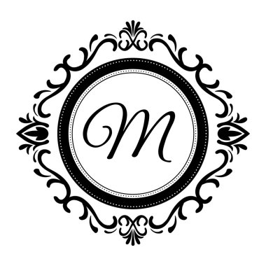 Şık tasarımı. Bir şekilde dekore edilmiş kutsal kişilerin resmi. Siyah ve beyaz illüstrasyon, vektör