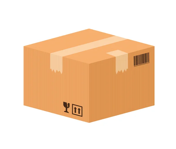 Diseño de entrega. Icono de envío. Ilustración plana, vector — Vector de stock