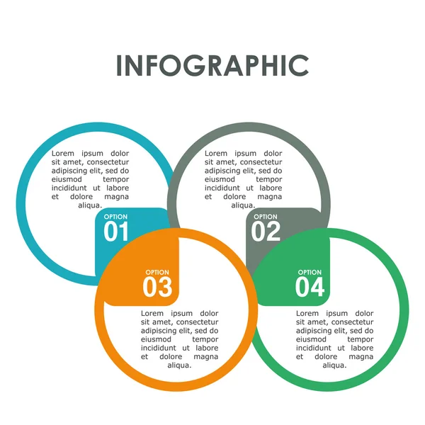 Infografisches Design. Datensymbol. farbenfrohe Illustration, Vektor — Stockvektor