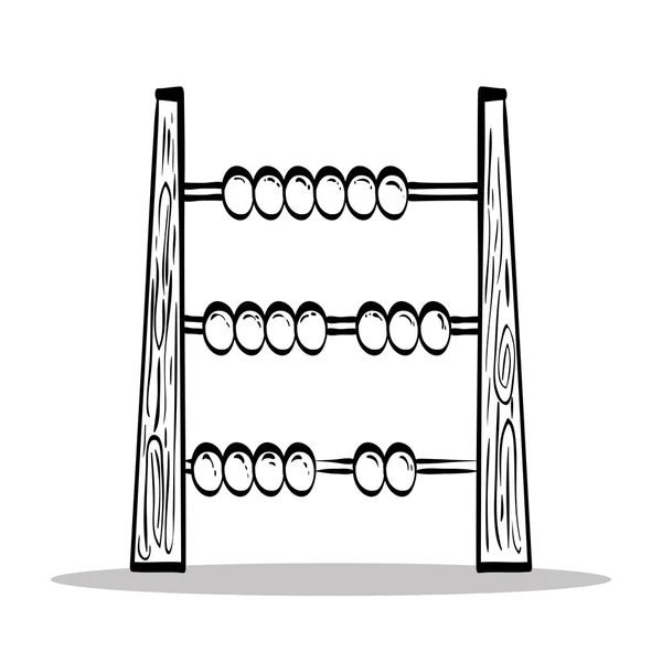 De vuelta al diseño de la escuela. Icono de estudio. Dibujar ilustración, vector — Archivo Imágenes Vectoriales