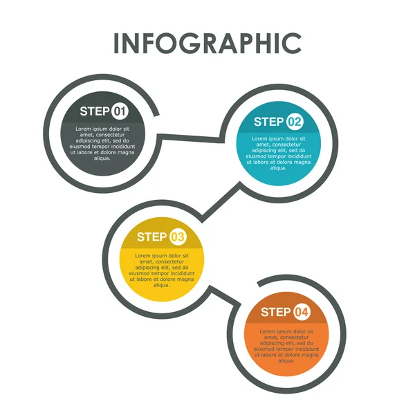 Desenho infográfico. Ícone de dados. Ilustração colorida, vetor — Vetor de Stock