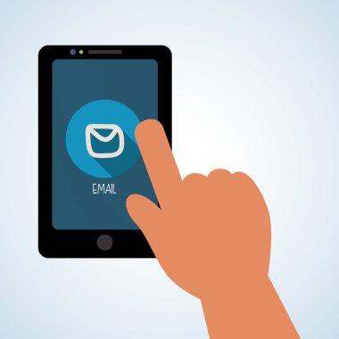 teknoloji tasarım. Gadget'ı simgesi. İzole illüstrasyon, vektör