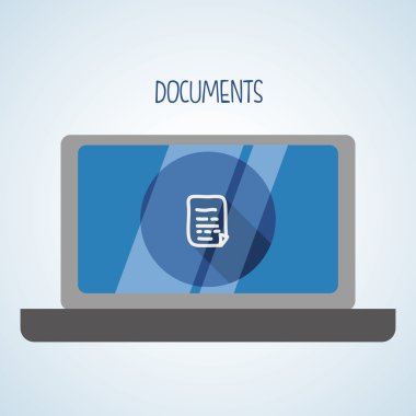 teknoloji tasarım. Gadget'ı simgesi. İzole illüstrasyon, vektör