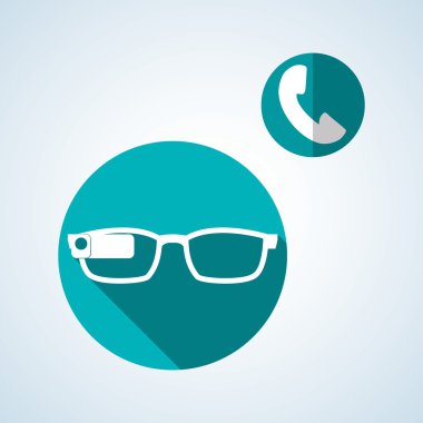 Akıllı aygıt tasarım. Gadget'ı simgesi. İzole illüstrasyon, vektör