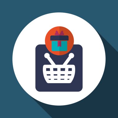 Sosyal reklam tasarımı. Ortam simgesi. Beyaz arka plan, vektör