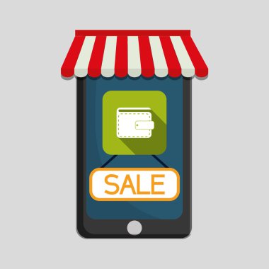 Sosyal reklam tasarımı. Ortam simgesi. Beyaz arka plan, vektör