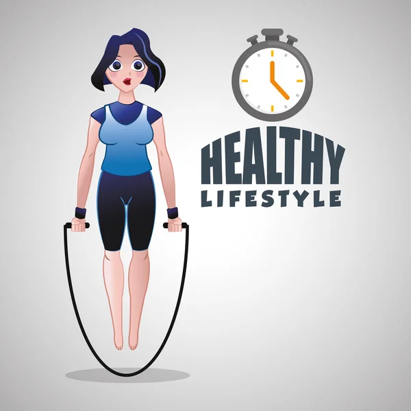 Stile di vita sano. Icona del body care. Illustrazione isolata, grafica vettoriale — Vettoriale Stock