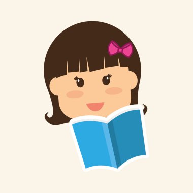 Eğitim tasarım. okul simgesi. izole illüstrasyon, vektör