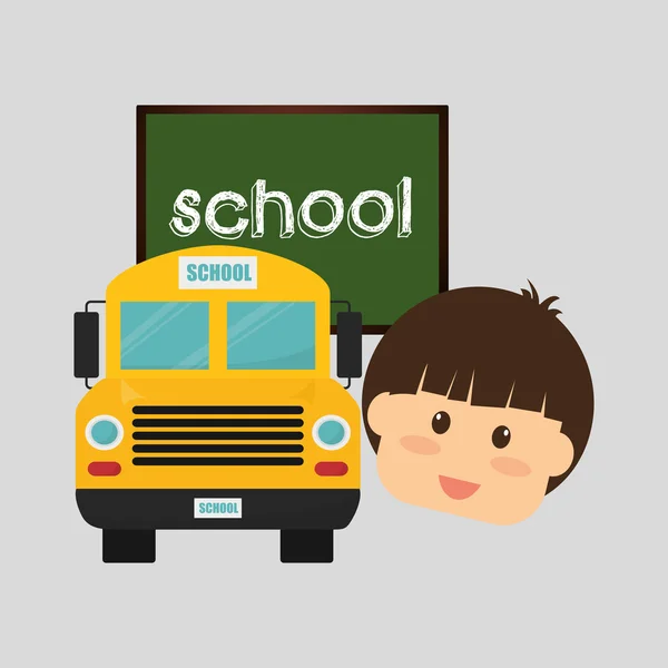 Oktatási design. iskola ikonra. különálló illusztrációk, vektoros — Stock Vector